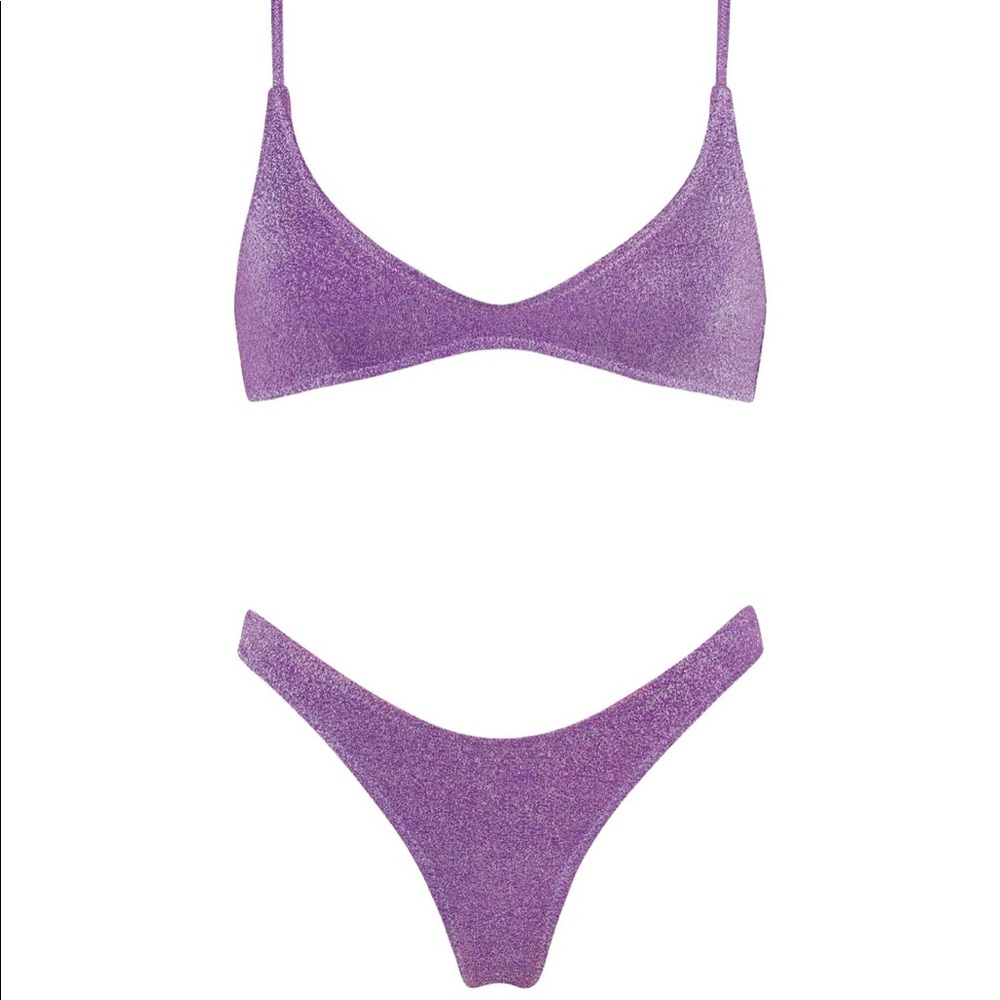 Triangl bikini set MAIA- VIOLET SPARKLE